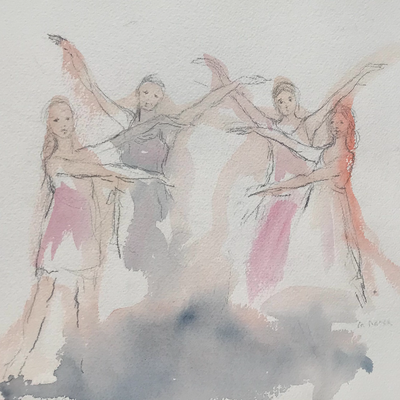 4 PETITES DANSEUSES