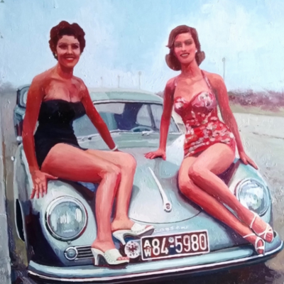  Jeunes femmes à la Porsche 