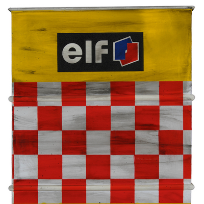 Le fût ELF jaune