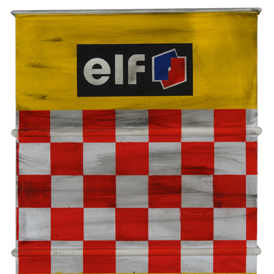 Le fût ELF jaune