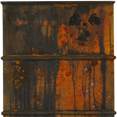 Le fût rouillé radioactif